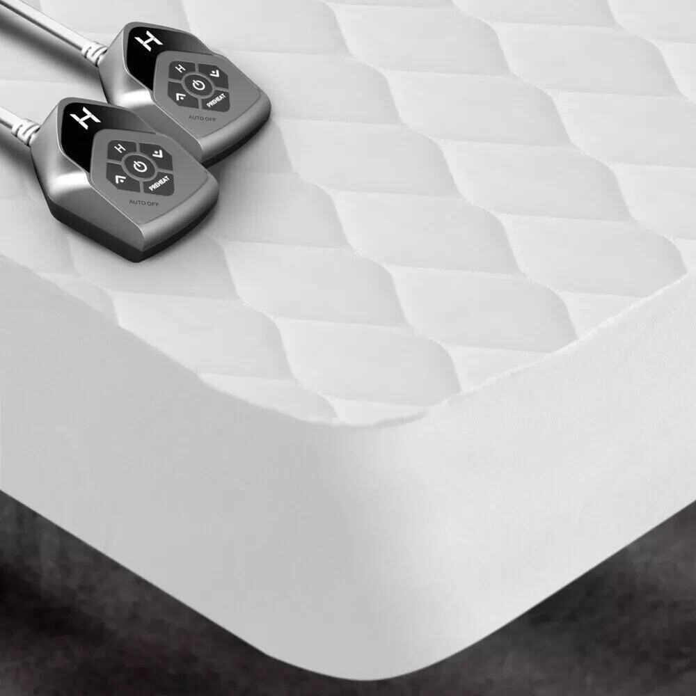 Biddeford Deluxe Quilted Heated Mattress Pad (Dual Digital Controllers) KING SL